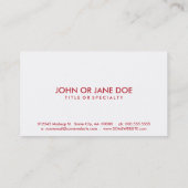 Carte De Visite new york pride flou (Dos)