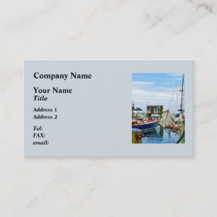 Carte De Visite Newport RI - Voiles pliées