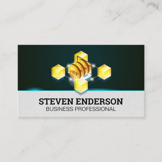Carte De Visite NFT | Crypto | Gestion des blocages (Devant)