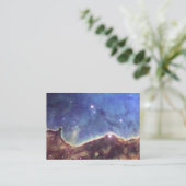 Carte De Visite NGC 3324 Photo spatiale (Debout devant)