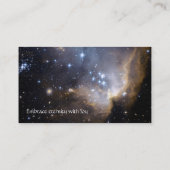 Carte De Visite NGC 602 étoiles brillantes NASA (Dos)