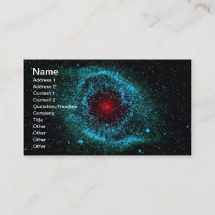 Carte De Visite NGC 7293 la NASA de nébuleuse d'hélice