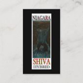 CARTE DE VISITE NIAGARA SHIVA HYBRIDE (Dos)