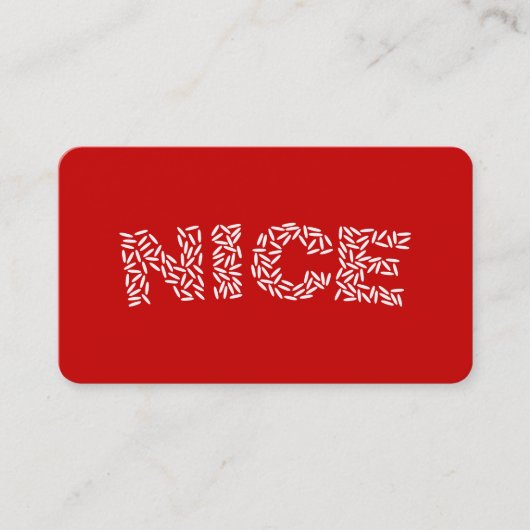 Carte De Visite Nice Rice (Devant)