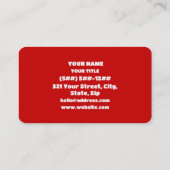 Carte De Visite Nice Rice (Dos)