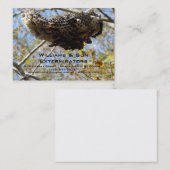 Carte De Visite Nid de guêpe ! Yikes ! (Devant / Derrière)