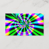 Carte De Visite Night Club Abstrait Neon Lights DJ (Dos)