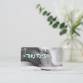 Carte De Visite Night PM Nanny Child Day Care Babysitter (Debout devant)