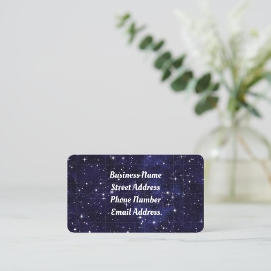 Carte de visite Night Sky (Debout devant)