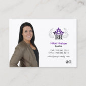 Carte De Visite Nikki Nielsen (Dos)