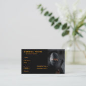 Carte de visite Ninja (Debout devant)