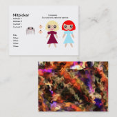 Carte de visite NitPicker (Devant / Derrière)