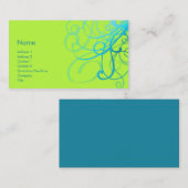 Carte De Visite No. 0001 de remous (Devant / Derrière)