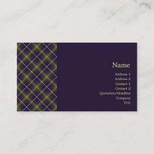 Carte De Visite No. 0019 de tartan