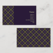 Carte De Visite No. 0019 de tartan (Devant / Derrière)