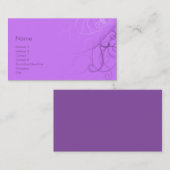 Carte De Visite No. 0038 de remous (Devant / Derrière)