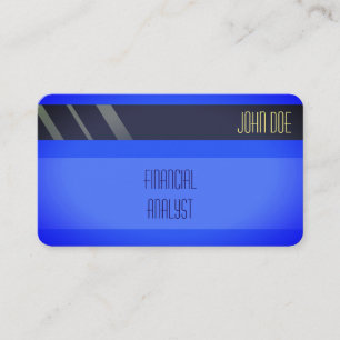 "Carte de visite No.17 de style de carte de crédi