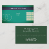 "Carte de visite No.20 de style de carte de crédit (Devant / Derrière)