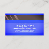 "Carte de visite No.5 de style de carte de crédit (Dos)