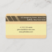 "Carte de visite No.7 de style de carte de crédit (Dos)