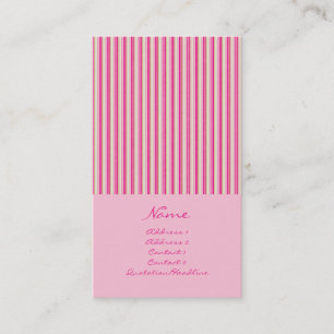 Carte De Visite No. étroit 0004 de rayures