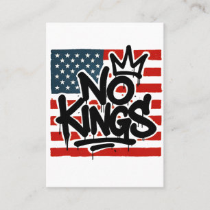 Carte De Visite No Kings In America Save Democracy I dissident Ant