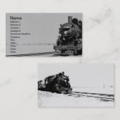 Carte De Visite No. occidental 5042 de tronc grand (Devant / Derrière)