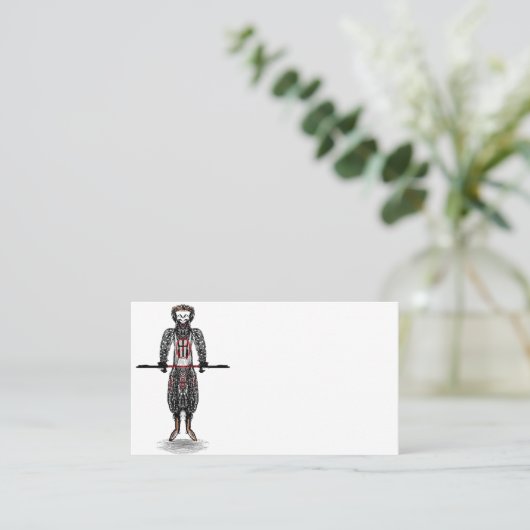 Carte De Visite No Religion Anonymous Joker Chevalier (Debout devant)