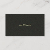 Carte De Visite Noble Laurel Wreath Professional (Dos)