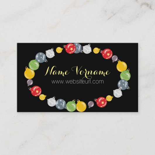 Carte De Visite Noël (Devant)