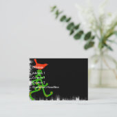 Carte De Visite Noël (Debout devant)