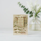 Carte De Visite Noël 1902 de cru (Debout devant)