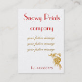 Carte De Visite Noël 1902 de cru (Dos)