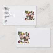 Carte De Visite Noël de Mooey (Devant / Derrière)