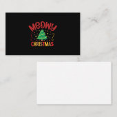 Carte De Visite Noël de Noël de Noël (Devant / Derrière)