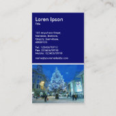 Carte De Visite Noël - Deep Navy (Dos)