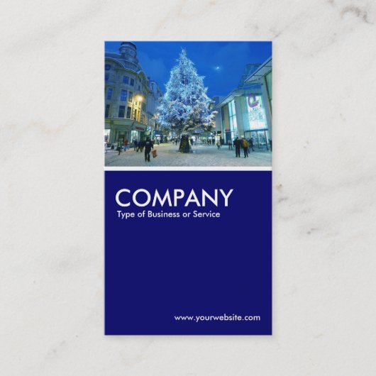 Carte De Visite Noël - Deep Navy (Devant)