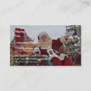 Carte De Visite Noël du père noël