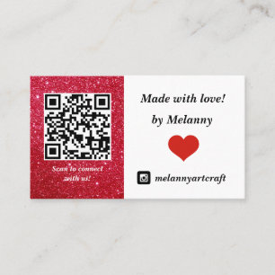 Carte De Visite Noël fait avec amour