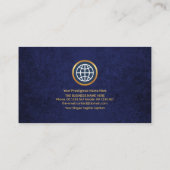 Carte De Visite Noël Joyeux Fêtes Salutations PDG (Dos)