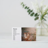 Carte De Visite Noël - Mon premier Noël (Debout devant)