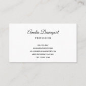 Carte De Visite Noël vintage du Père Noël (Dos)