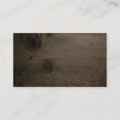Carte De Visite Noeud en bois (Dos)