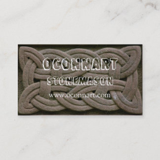 Carte De Visite Noeud sculpté celtique