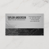 Carte De Visite Noeuds modulaires technologiques | Circuitrie (Devant)