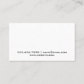 Carte De Visite Noeuds technologiques | Brain Computer Logo (Dos)