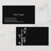 Carte de visite noir (Devant / Derrière)