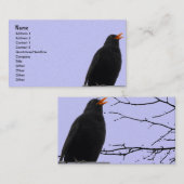 Carte De Visite Noir (Devant / Derrière)