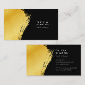 Carte de visite noir (Devant / Derrière)