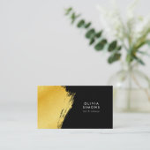 Carte de visite noir (Debout devant)